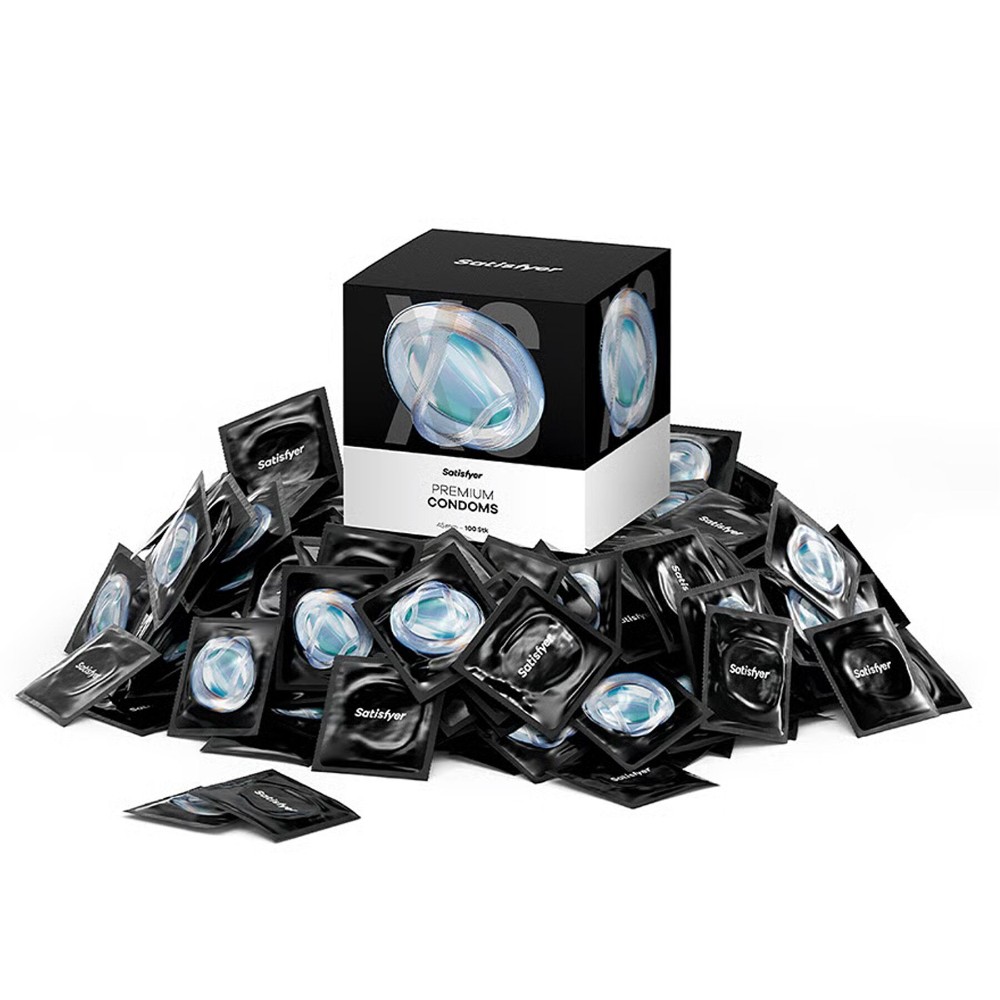 Набір презервативів Satisfyer Premium Condoms L (56 мм) 100 шт - зображення 1