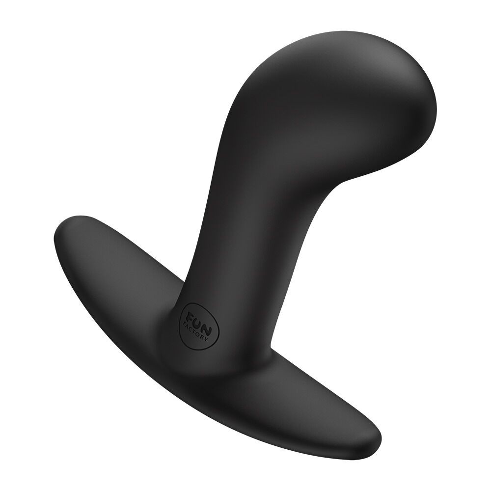 Анальна пробка Fun Factory BOOTIE L Black, діаметр 3,8 см, тонкий обмежувач - зображення 1