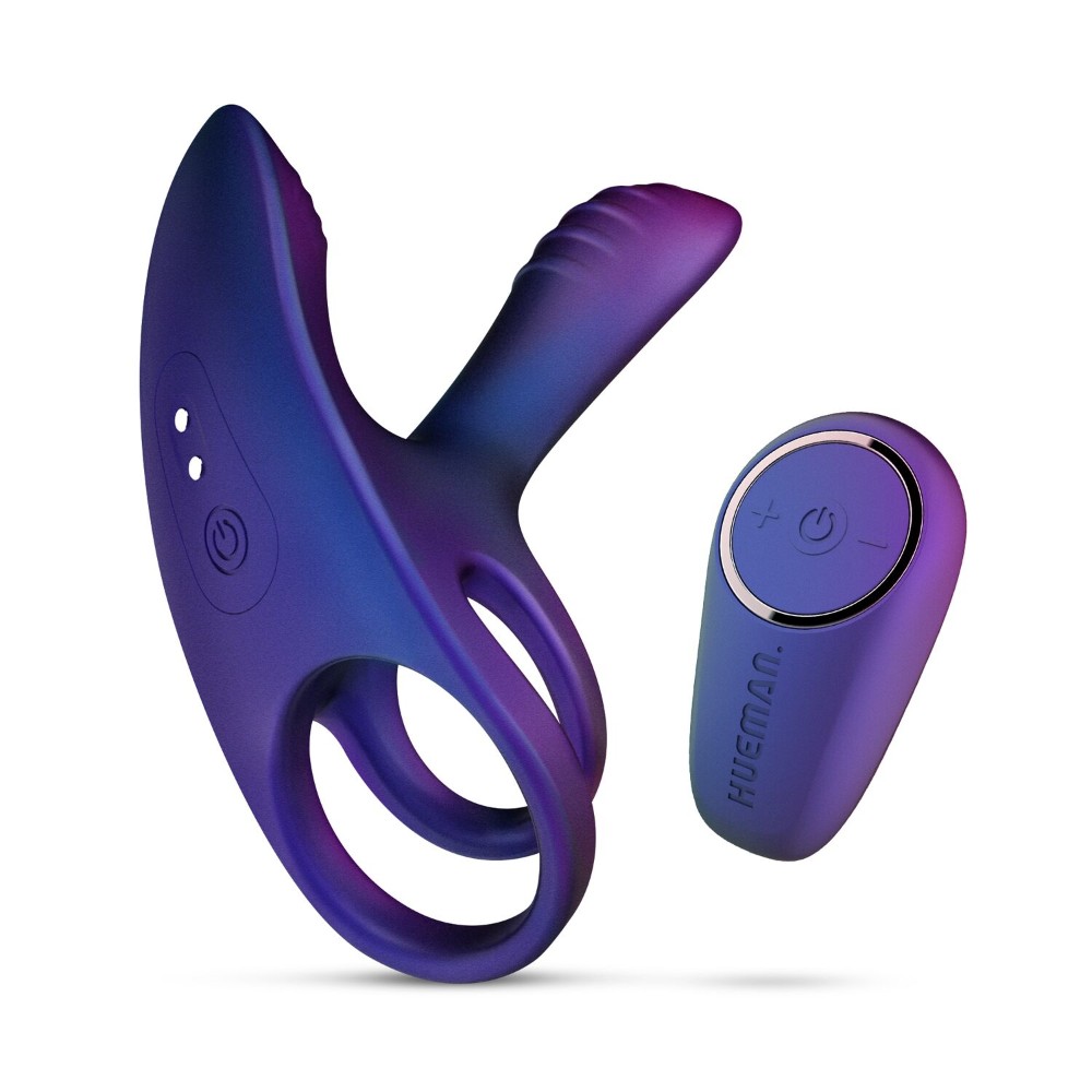 Ерекційне віброкільце Hueman - Infinity Ignite Vibrating Cock Ring - зображення 1
