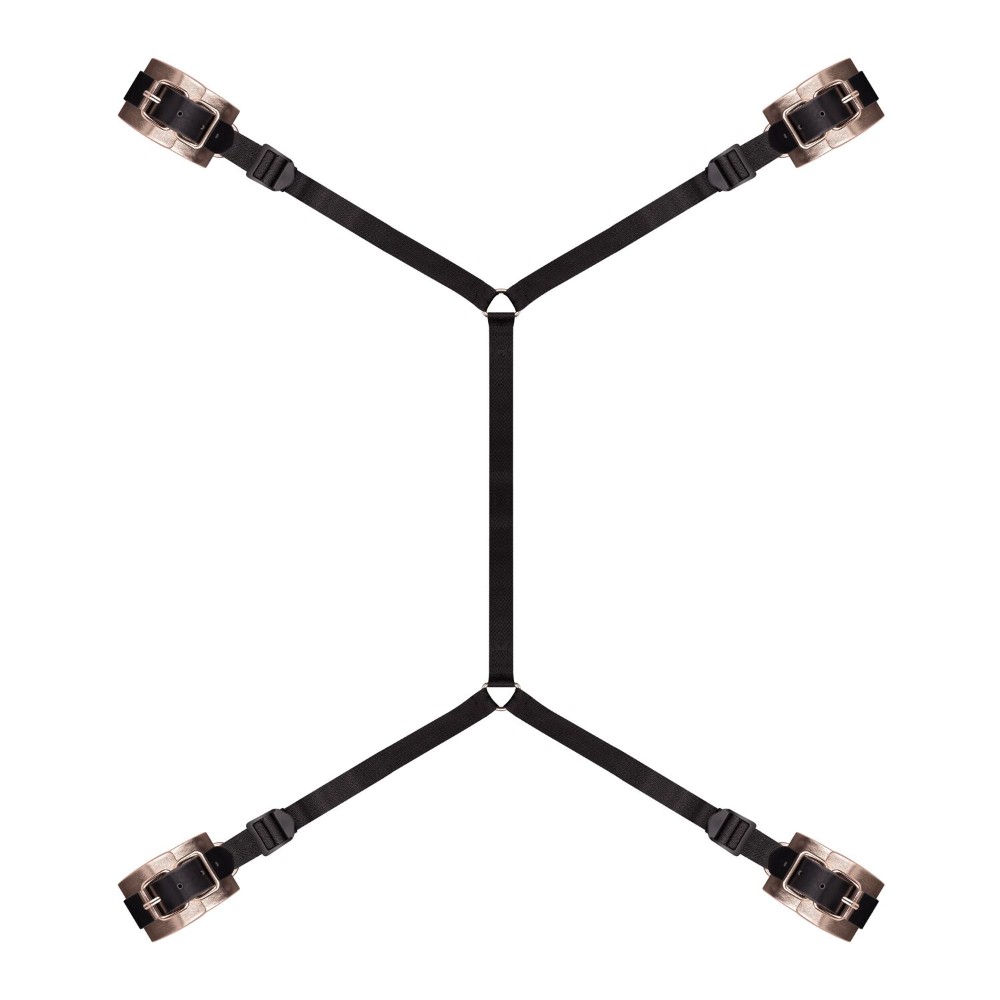 Фіксатор рук і ніг для ліжка Rosy Gold - Under-Mattress Restraint Set - зображення 1