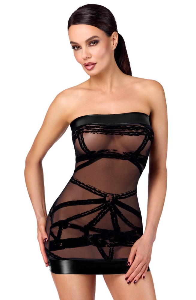 Сукня Noir Handmade F359 Bondesque Off-shoulder mini dress XS - зображення 1