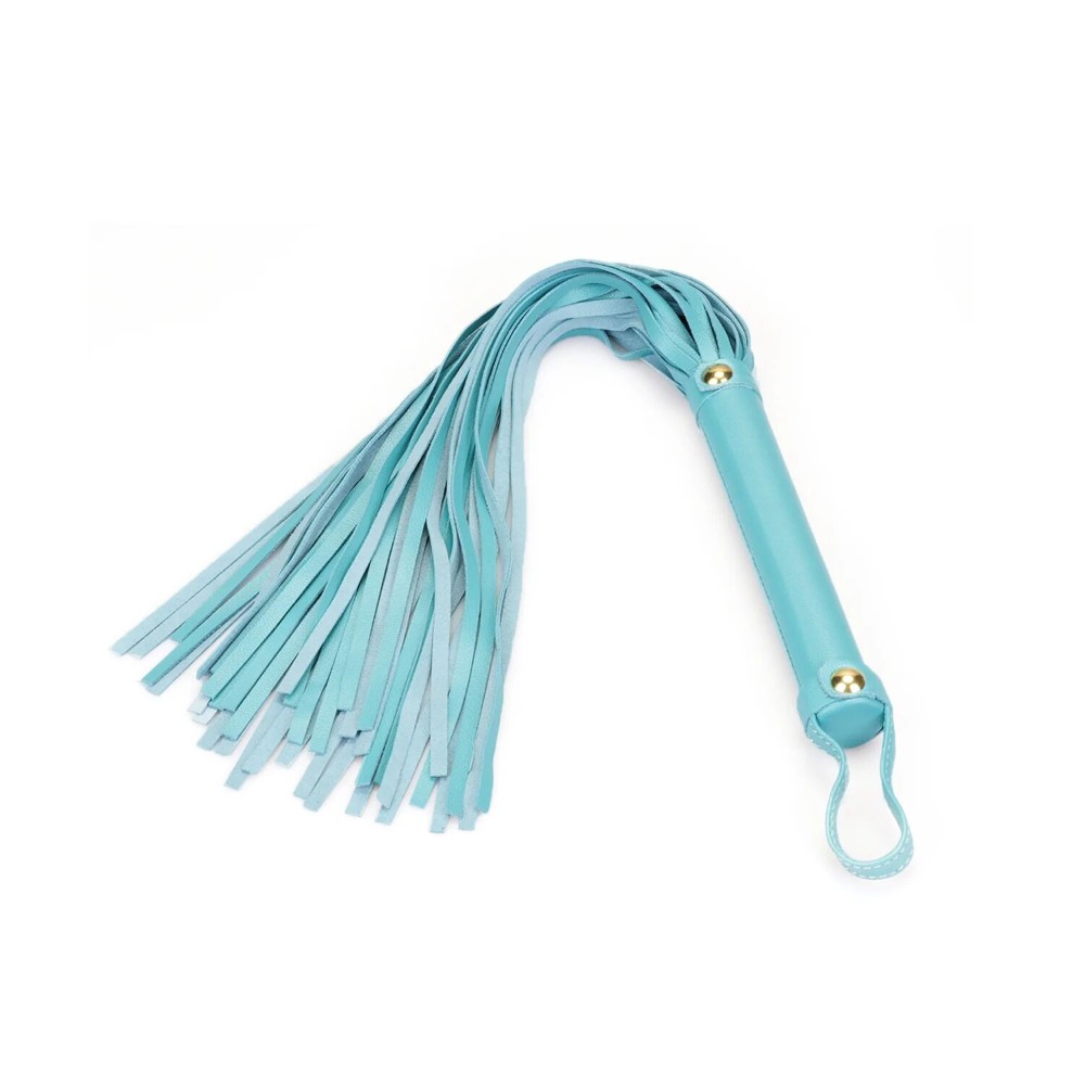 Флогер Liebe Seele Blue Lamb leather Flogger with Velvet Lining - зображення 1