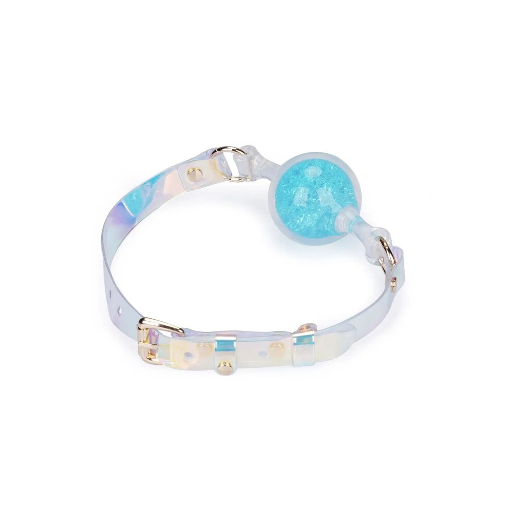 Кляп Liebe Seele Crystal Ball Gag - Blue (Large Ball) - зображення 1