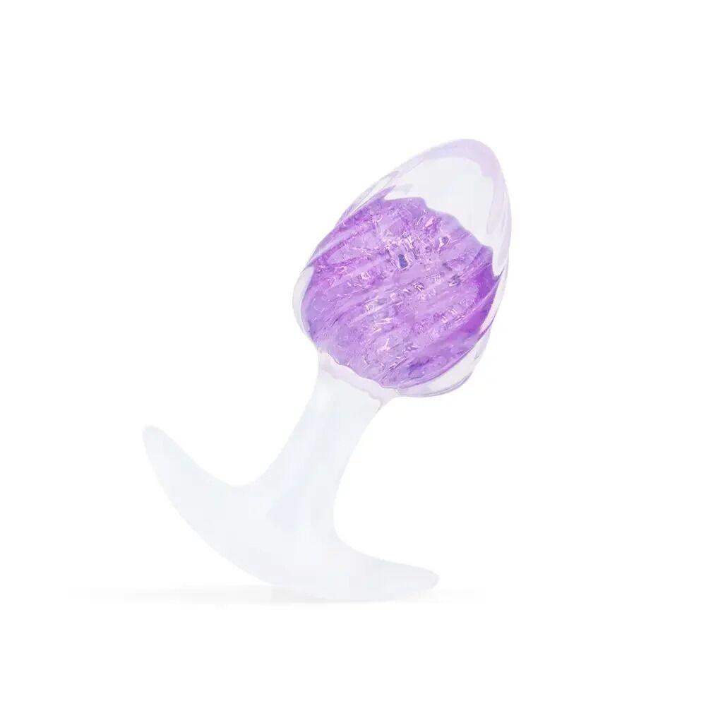 Анальна пробка Liebe Seele Icecream-shaped Crystal Anal Plug - Purple Medium - зображення 1