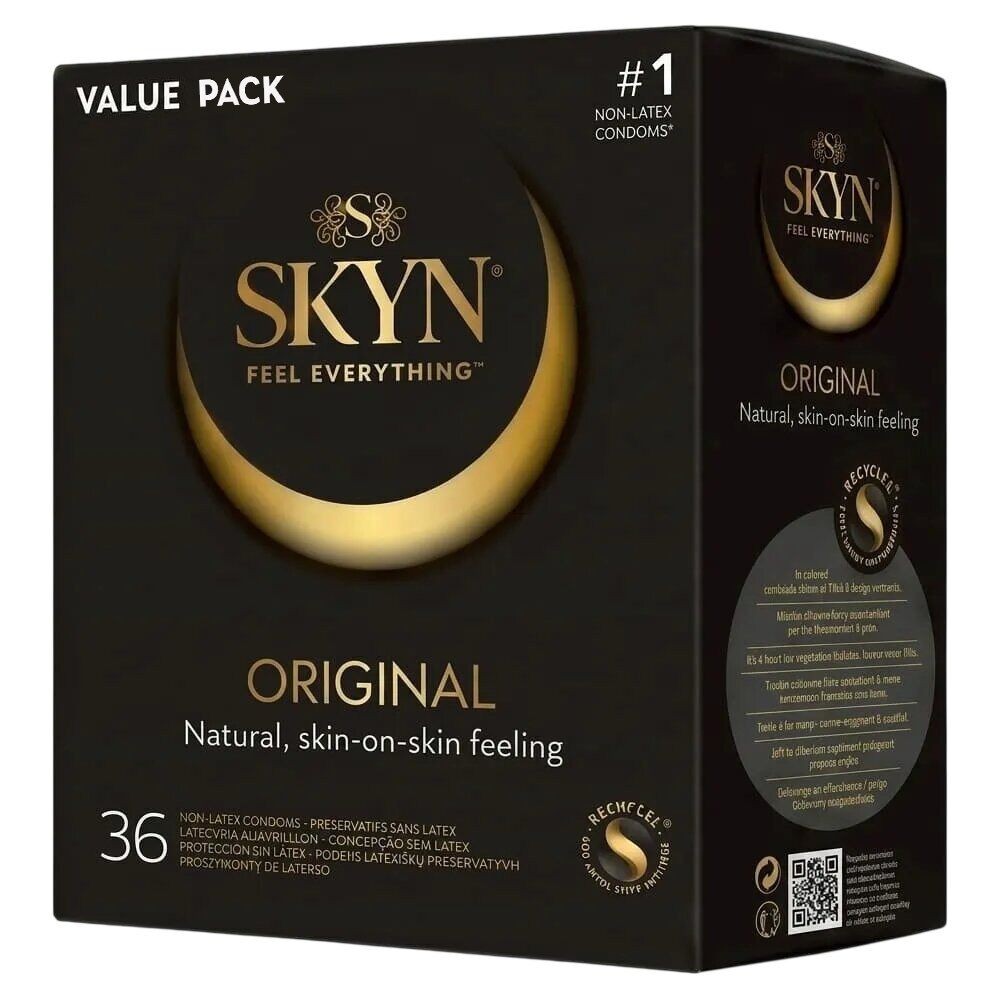 Безлатексні преміум-презервативи SKYN Original 36 шт - зображення 1