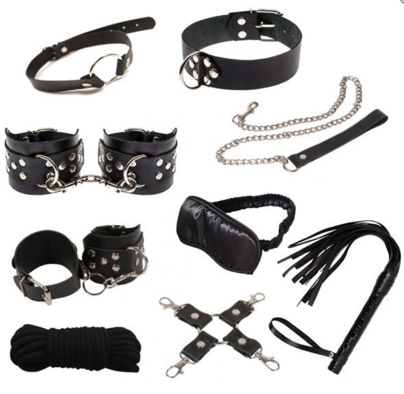 Набор Exxtreme Sex BDSM Leather Set Max, Black - зображення 1