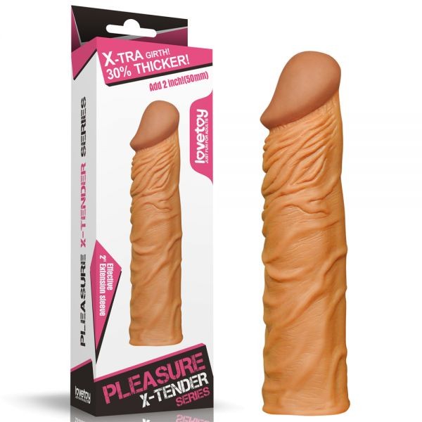 Насадка телесная Add 2" Pleasure X Tender - зображення 1