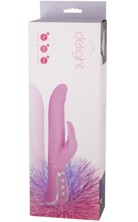 Вибратор-кролик - Vibe Therapy Delight розовый - зображення 1