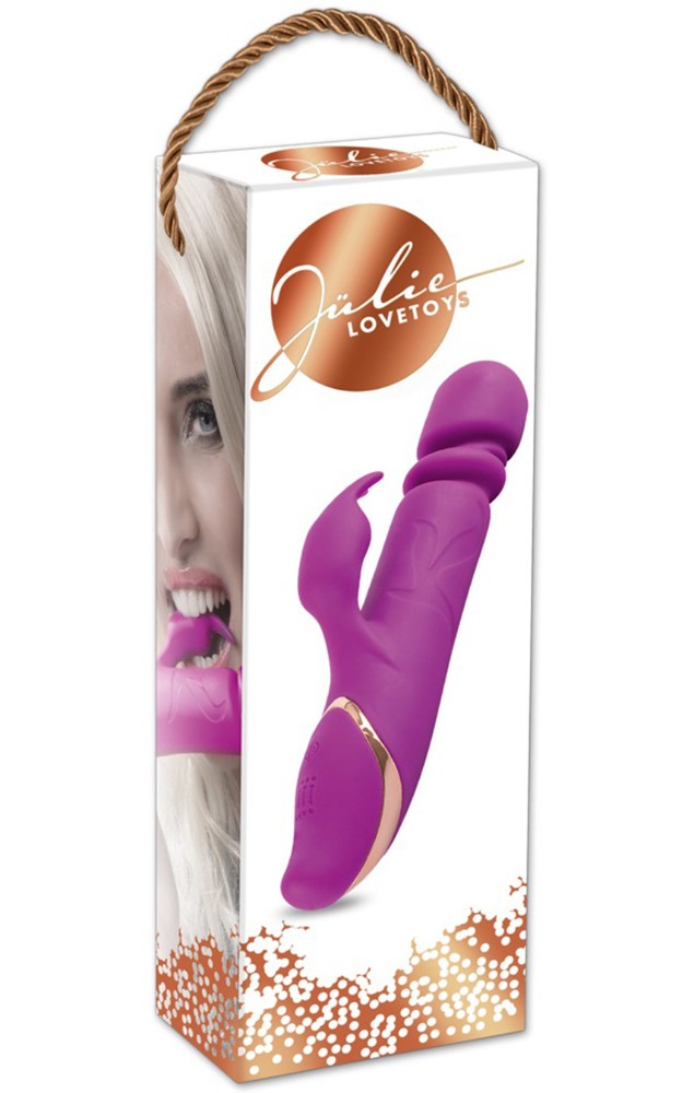 Вибратор-кролик - Rabbit Vibrator фиолетовый - зображення 1