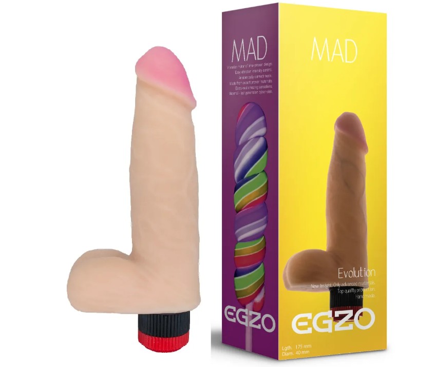 Вибратор EGZO Ciberskin V005 ( 17,5 см х 4 см ) - зображення 1