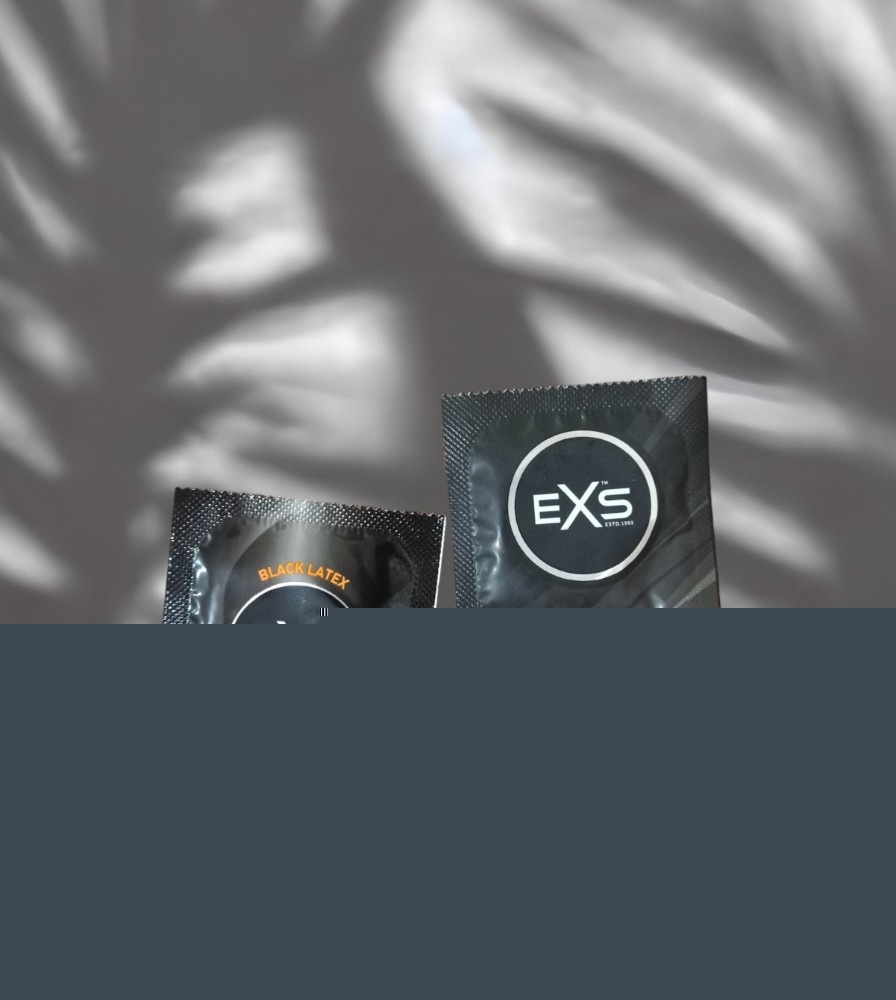 Презервативы EXS Black Latex Condoms (по 1шт) (упаковка может отличаться цветом и рисунком) - зображення 1