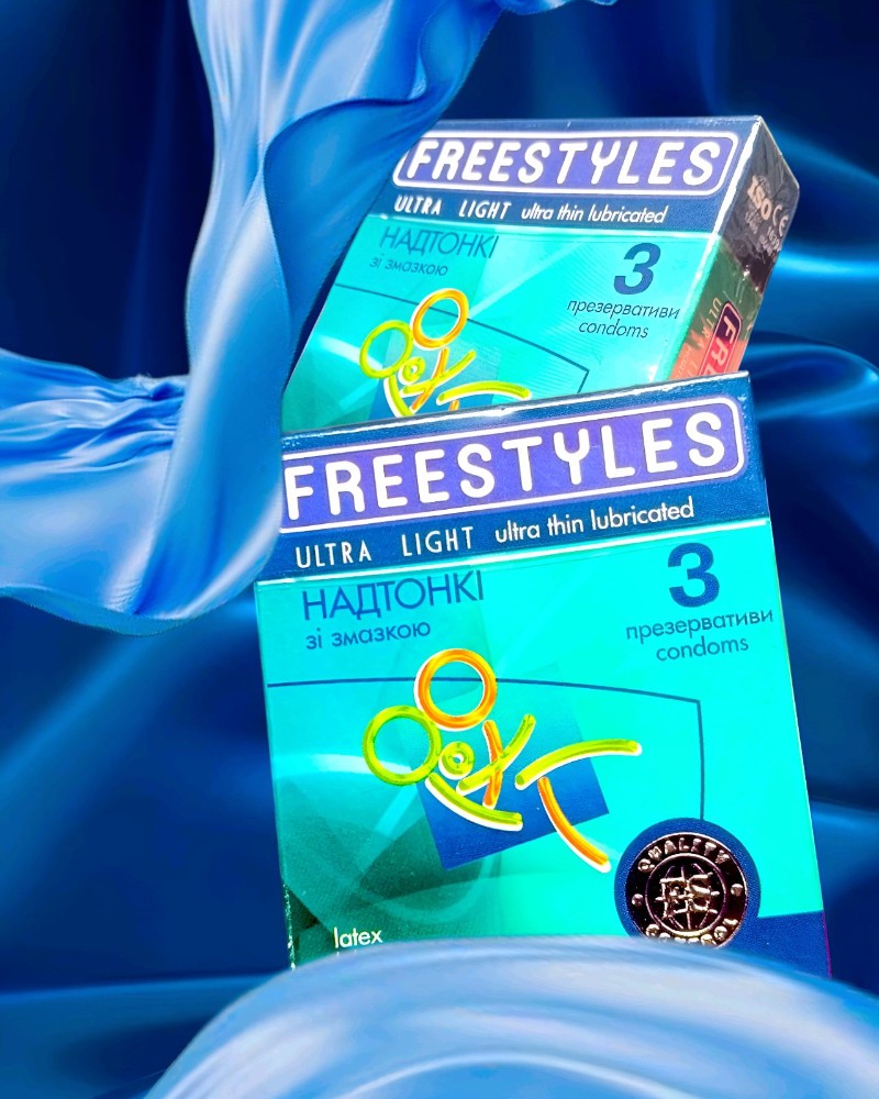 Презервативы FREESTYLES №3 Ultra Light, Супертонкие - зображення 1
