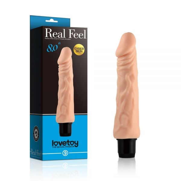 Реалистичный вибратор 8'' Real Feel - зображення 1