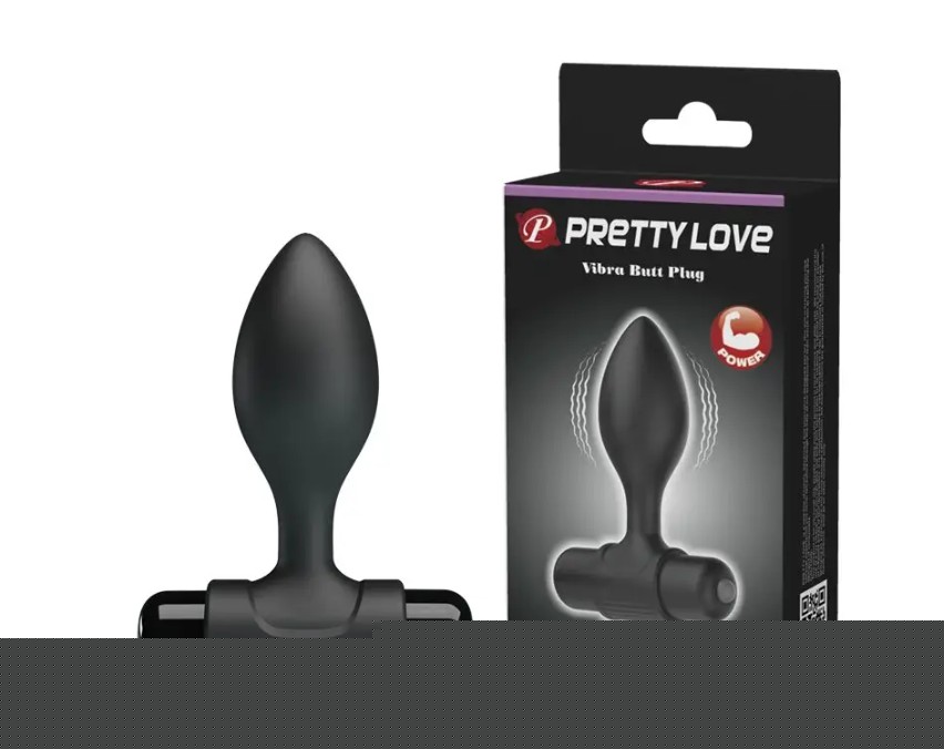 Силиконовая вибропробка Pretty Love - Vibro but plag 10  режимов вибрации - зображення 1
