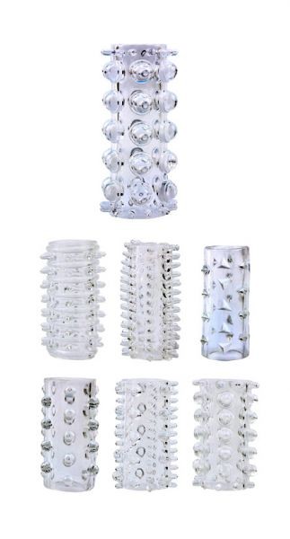 Набор насадок Penis Sleeve Kits-Clear - зображення 1