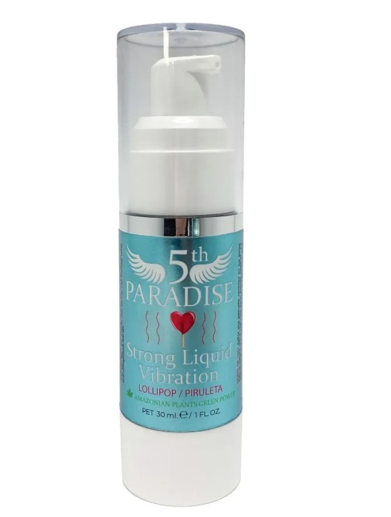 Стимулирующий гель (жидкий вибратор) 5th PARADISE Strong Liquid Vibration - Lollipop, 30 ml - зображення 1