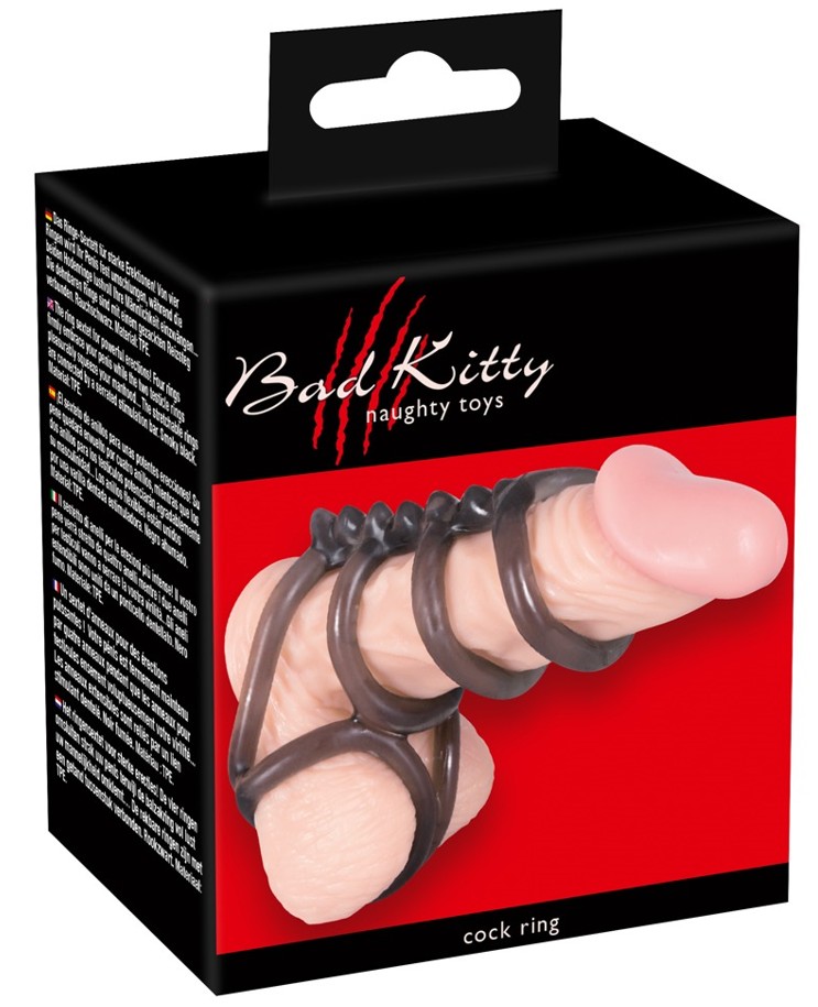 Насадка Bad Kitty из шести колец - зображення 1