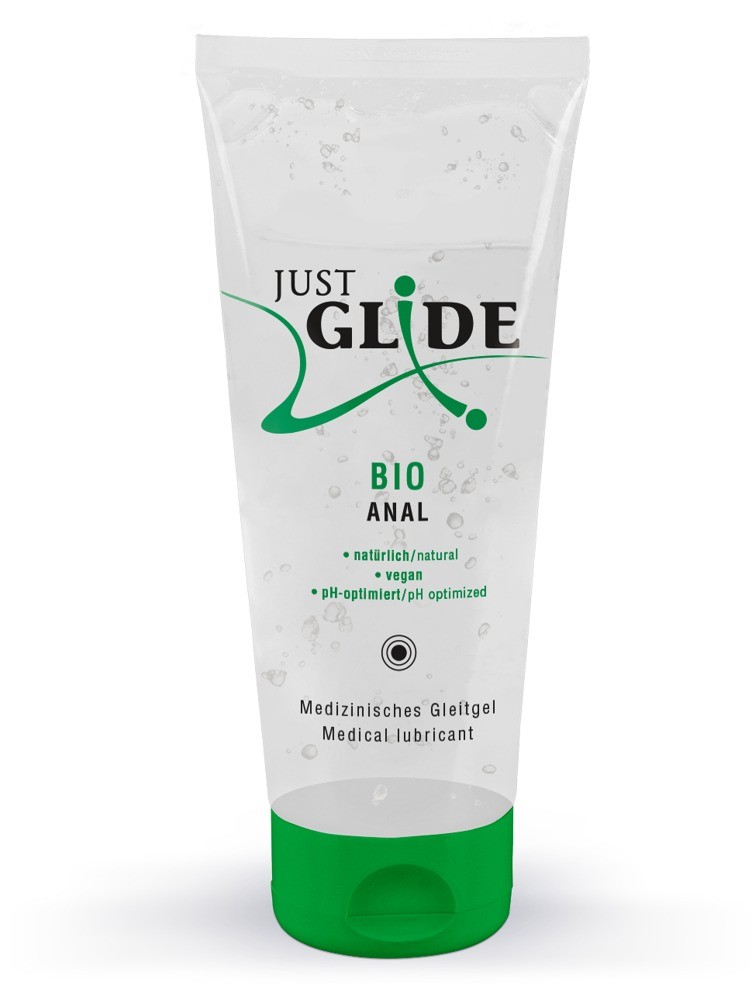 Анальная органическая смазка на водной основе - Just Glide Bio Anal, 200 ml - зображення 1