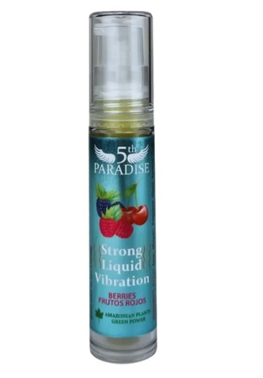 Стимулирующий гель (жидкий вибратор) 5th PARADISE Strong Liquid Vibration - Berries, 10 ml - зображення 1