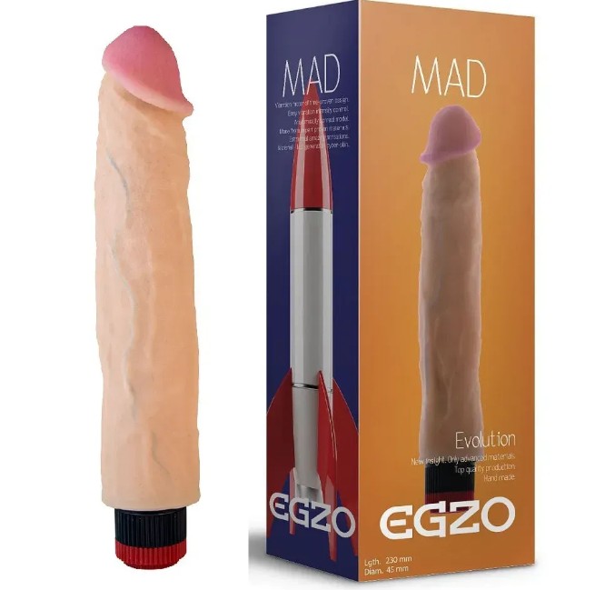 Вибратор EGZO Ciberskin VNS001 ( 23 х4,5 см ) - зображення 1