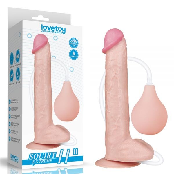 Фаллоимимтатор с семяизвержением 11'' Squirting Dildo - зображення 1