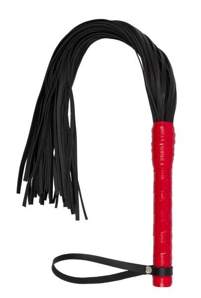 Флогер Premium Leather Flogger Red, кожа - зображення 1