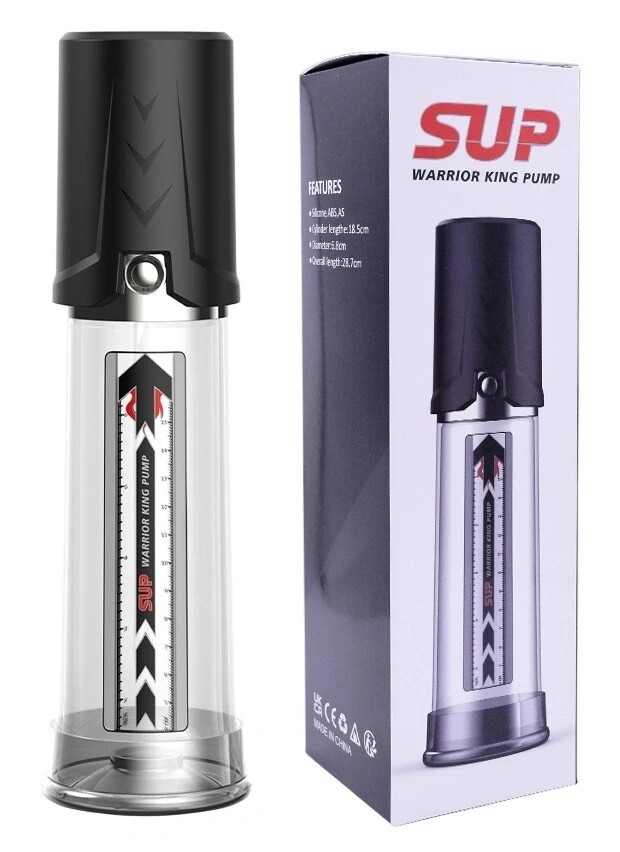 Вакуумный насос для пениса CANWIN SUP Warrior King Pump с мягкой TPE-манжетой - зображення 1