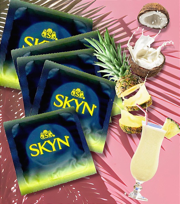 Безлатексные полиизопреновый презервативы SKYN Pina Colada (по 1шт) - зображення 1