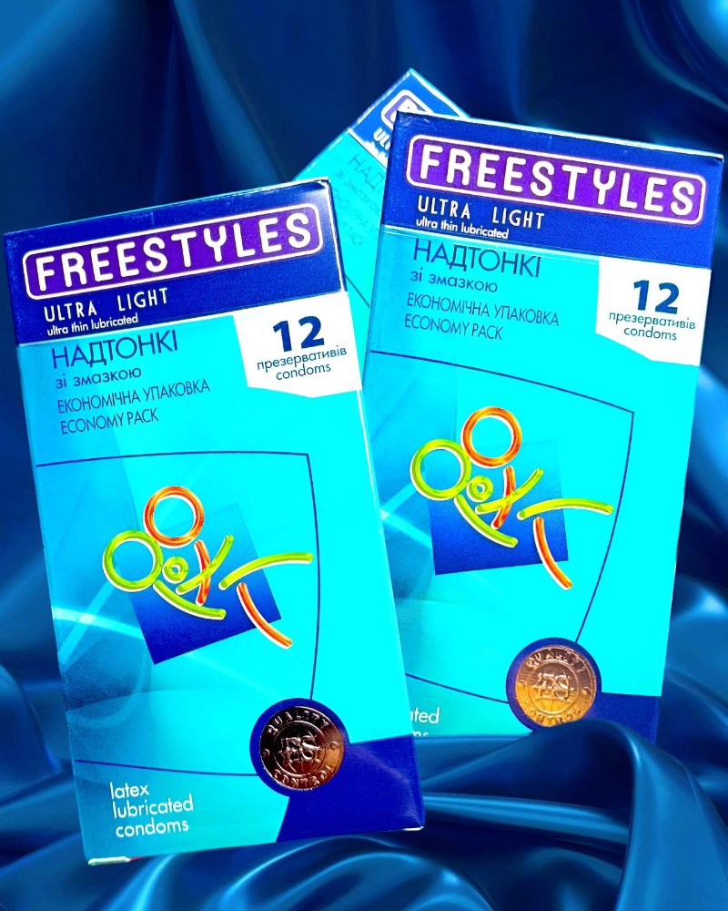 Презервативы FREESTYLES №12 Ultra Light, Супертонкие - зображення 1
