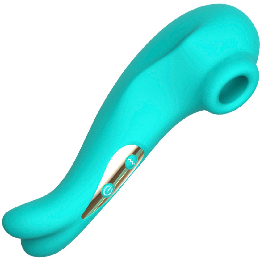 Вакуумный стимулятор клитора Suction Bunny цвет бирюзовый - зображення 1