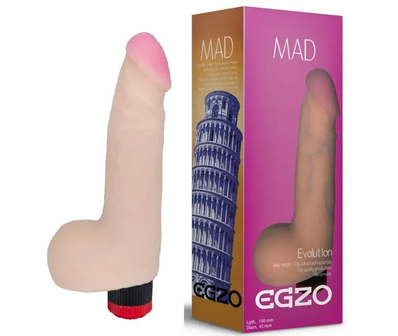Вибратор EGZO Ciberskin V006 ( 19 см х 4,5 см ) - зображення 1