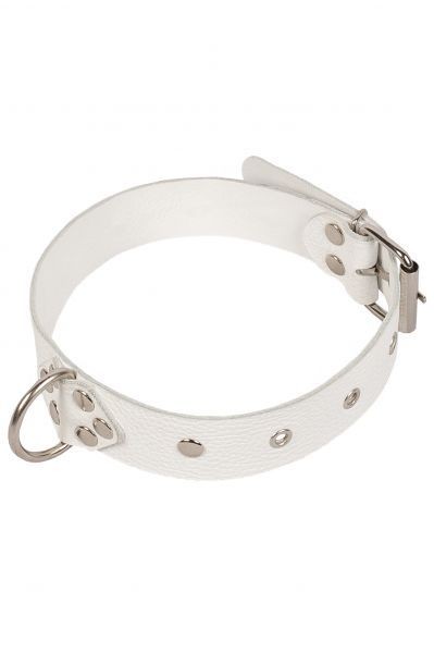 Ошейник  Dominant Collar, White - зображення 1