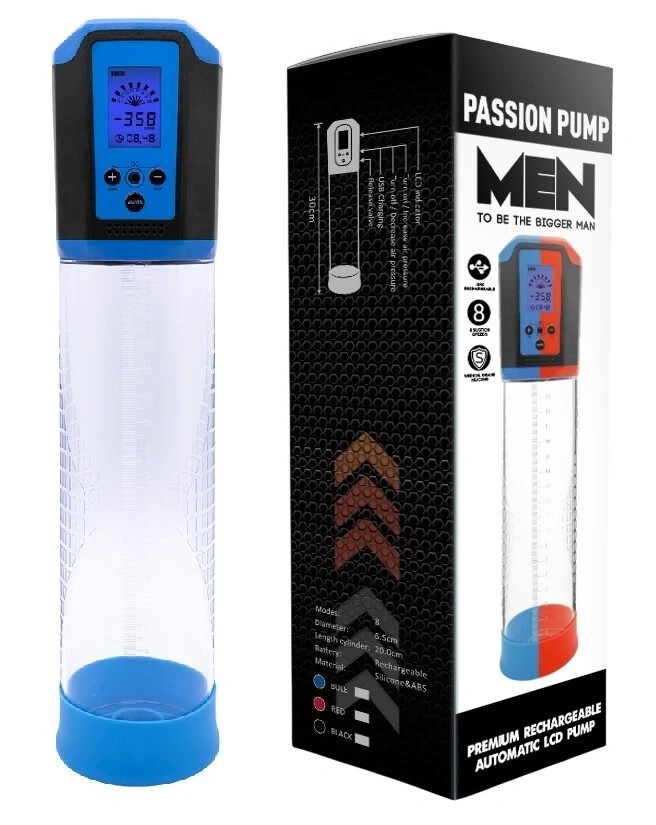 Вакуумная помпа для мужчин CANWIN Passion Pump P648AU, автоматическая, LCD - зображення 1