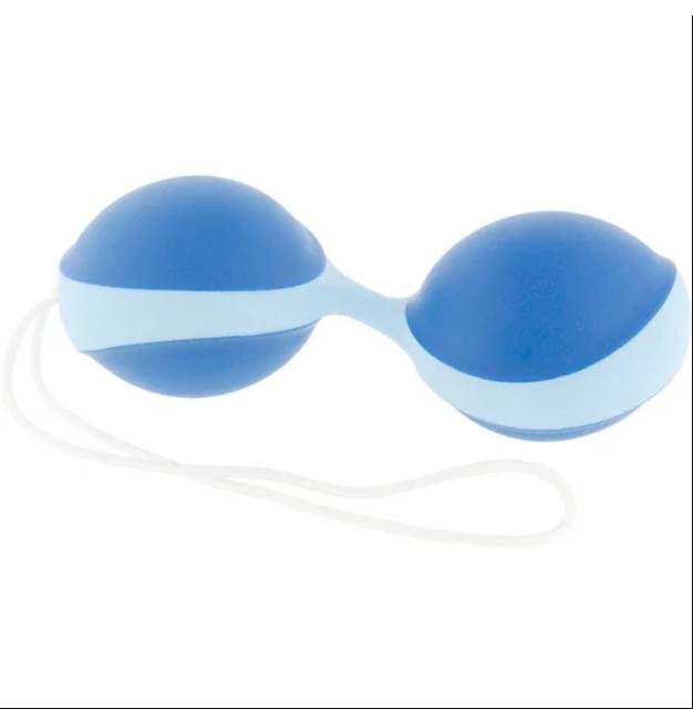 Вагинальные шарики Amor Gym Balls turquoise-blue - зображення 1