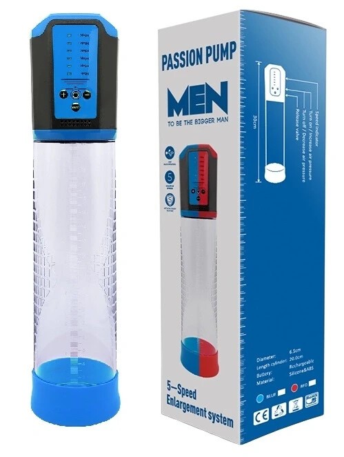 Вакуумная помпа для мужчин CANWIN Passion Pump P638AU, электрическая, 5 режимов - зображення 1