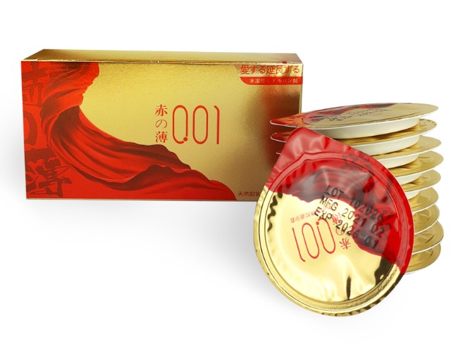 Презервативы OLO RedGold с продлевающим эффектом (по 1шт) - зображення 1