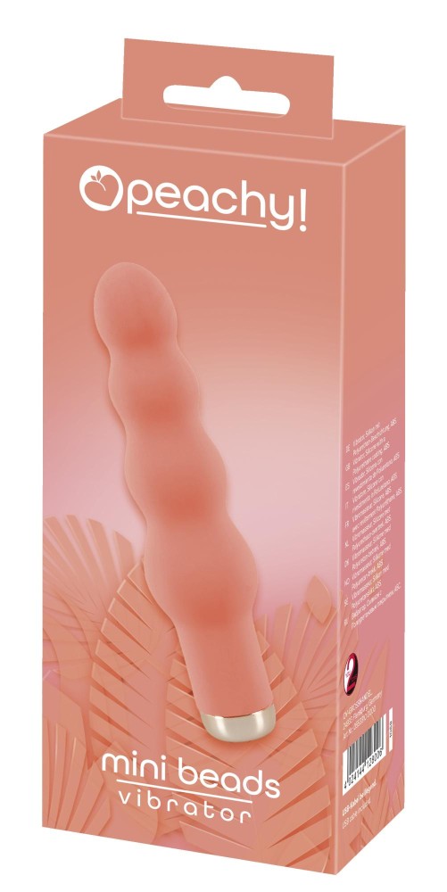 Рельефный мини вибратор Mini Beads Vibrator 10 режимов вибрации - зображення 1