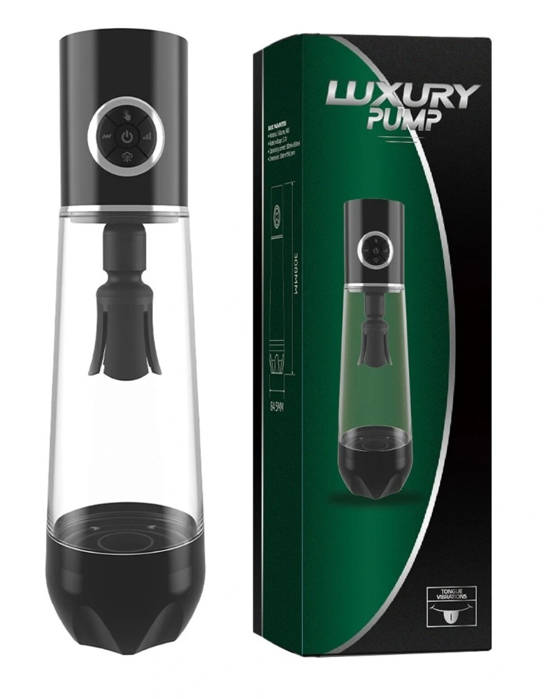 Вакуумная помпа CANWIN P460AU для мужчин, автоматическая, водонепроницаемая, USB, с вибрацией - зображення 1